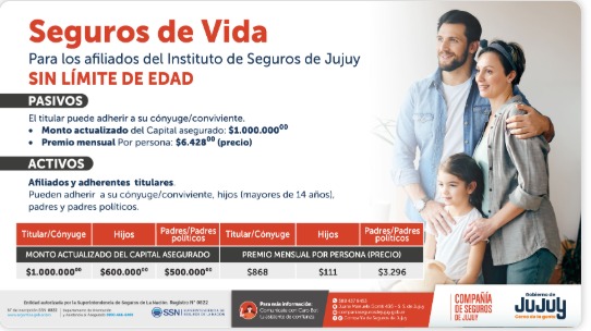 Tabla de capitales Vida Afiliados ISJ